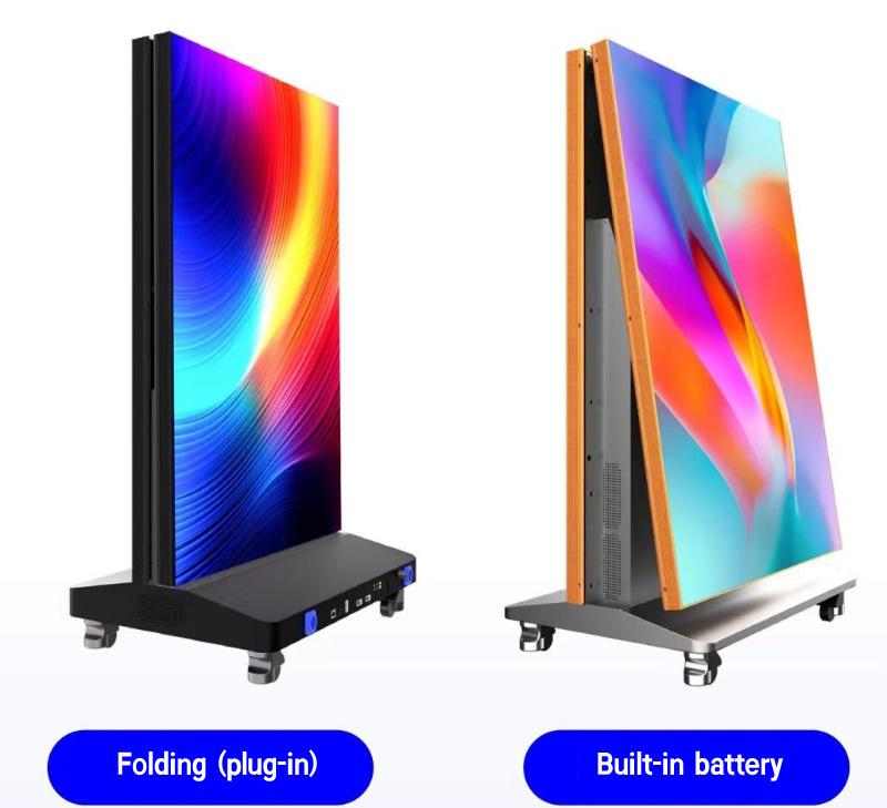 Мобильный складной LED-постер Jynziec Poster LED с GOB-защитой — изображение 3
